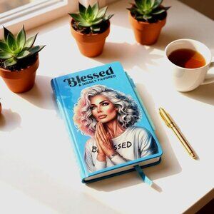 NWT - Blessed Woman-Journal With Pen & Bookmark (SKU 0210)